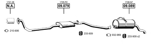 ASMET PE080690 Exhaust System